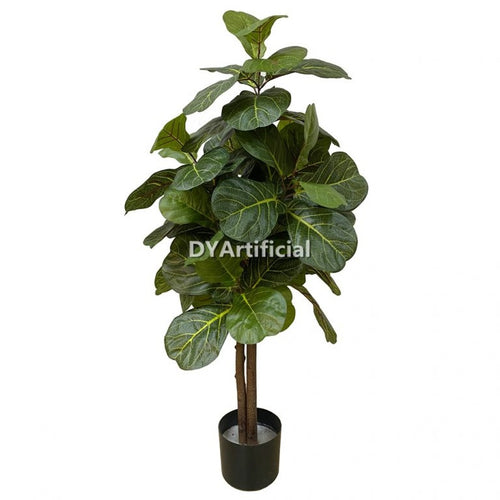 Artificial fiddle leaf fig.